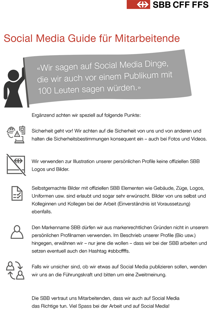SBB Social Media Guide 